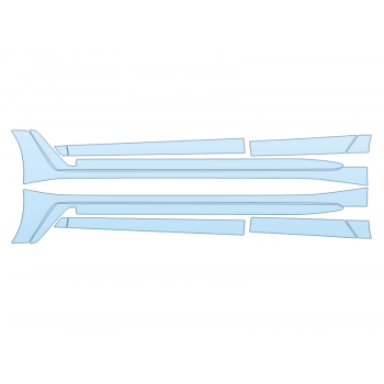 PAINT PROTECTION KIT - 2023 BMW I4 EDRIVE 35 ROCKERS - PRECUT PPF CLEAR BRA WRAP