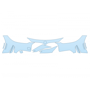 PAINT PROTECTION KIT - 2023 BMW I4 EDRIVE 40 BUMPER (MULTI PIECE) - PRECUT PPF CLEAR BRA WRAP