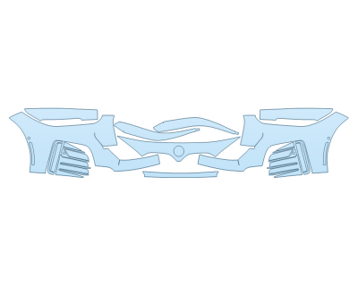 2023 BMW I4 M50 BUMPER (MULTI PIECE)WITH SENSORS