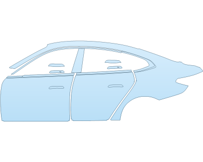 PAINT PROTECTION KIT - 2023 BMW I4 XDRIVE 40 DRIVER SIDE - PRECUT PPF CLEAR BRA WRAP