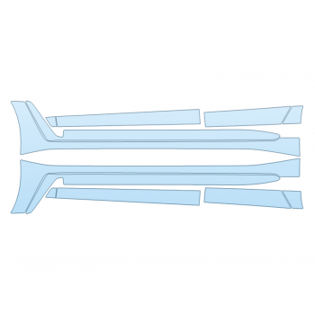 PAINT PROTECTION KIT - 2023 BMW I4 XDRIVE 40 ROCKERS - PRECUT PPF CLEAR BRA WRAP