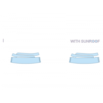 PAINT PROTECTION KIT - 2025 BMW M2 COUPE M PERFORMANCE ROOF PILLARS - PRECUT PPF CLEAR BRA WRAP