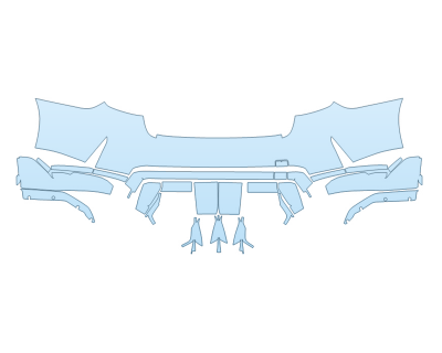 2023 BMW M3 CS REAR BUMPER