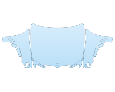 PAINT PROTECTION KIT - 2023 BMW X3 XDRIVE 30E FULL HOOD FENDERS MIRRORS(WRAPPED EDGES) - PRECUT PPF CLEAR BRA WRAP