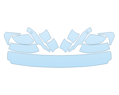 PAINT PROTECTION KIT - 2023 BMW X3 XDRIVE 30E REAR BUMPER MIRRORS DOOR CUPS W/CAMERA - PRECUT PPF CLEAR BRA WRAP