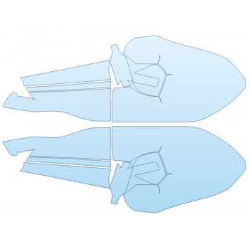 PAINT PROTECTION KIT - 2023 BMW X3 XDRIVE 30E TAIL LIGHTS - PRECUT PPF CLEAR BRA WRAP