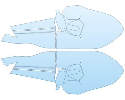 PAINT PROTECTION KIT - 2023 BMW X3 XDRIVE 30E TAIL LIGHTS - PRECUT PPF CLEAR BRA WRAP