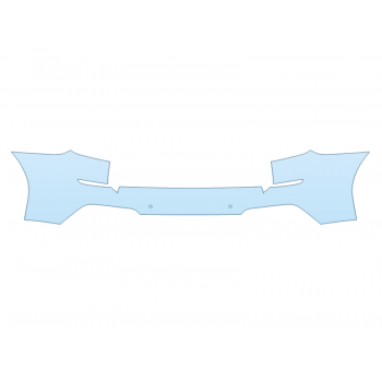 PAINT PROTECTION KIT - 2023 BMW X3 XDRIVE 30I REAR BUMPER WITH SENSORS - PRECUT PPF CLEAR BRA WRAP