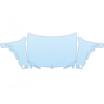 PAINT PROTECTION KIT - 2023 BMW X3 XDRIVE 30I FULL HOOD FENDERS MIRRORS - PRECUT PPF CLEAR BRA WRAP