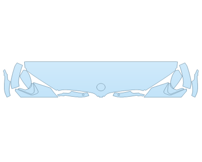 PAINT PROTECTION KIT - 2023 BMW X3 M BASE HOOD FENDERS MIRRORS 18 INCH (WRAPPED EDGES) - PRECUT PPF CLEAR BRA WRAP
