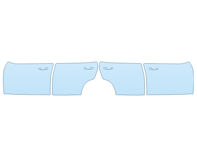 PAINT PROTECTION KIT - 2023 BMW X3 M COMPETITION FULL DOORS - PRECUT PPF CLEAR BRA WRAP