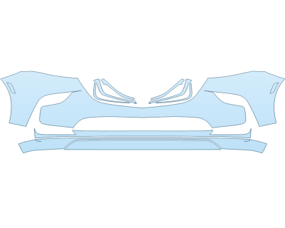 PAINT PROTECTION KIT - 2023 BUICK ENCLAVE AVENIR BUMPER - PRECUT PPF CLEAR BRA WRAP