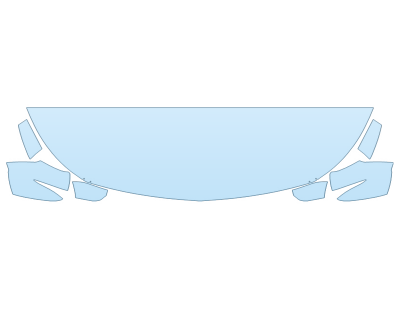 PAINT PROTECTION KIT - 2023 BUICK ENCLAVE AVENIR HOOD FENDERS MIRRORS 24 INCH (WRAPPED EDGES) - PRECUT PPF CLEAR BRA WRAP