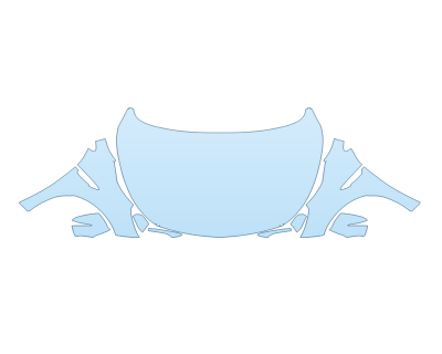 PAINT PROTECTION KIT - 2023 BUICK ENCLAVE AVENIR FULL HOOD FENDERS MIRRORS(WRAPPED EDGES) - PRECUT PPF CLEAR BRA WRAP