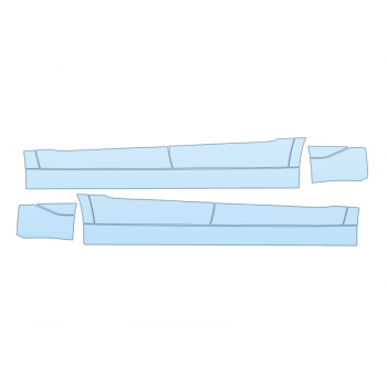 PAINT PROTECTION KIT - 2023 BUICK ENCLAVE AVENIR ROCKERS - PRECUT PPF CLEAR BRA WRAP