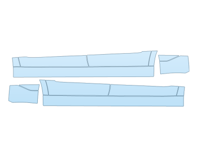 PAINT PROTECTION KIT - 2023 BUICK ENCLAVE AVENIR ROCKERS - PRECUT PPF CLEAR BRA WRAP