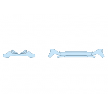 PAINT PROTECTION KIT - 2023 BUICK ENCLAVE ESSENCE BUMPER (MULTI PIECE) - PRECUT PPF CLEAR BRA WRAP