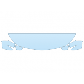 PAINT PROTECTION KIT - 2023 BUICK ENCLAVE ESSENCE HOOD FENDERS MIRRORS 18 INCH (WRAPPED EDGES) - PRECUT PPF CLEAR BRA WRAP