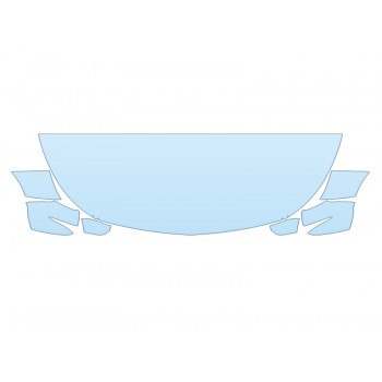 PAINT PROTECTION KIT - 2023 BUICK ENCLAVE ESSENCE HOOD FENDERS MIRRORS 30 IN(WRAPPED EDGES) - PRECUT PPF CLEAR BRA WRAP