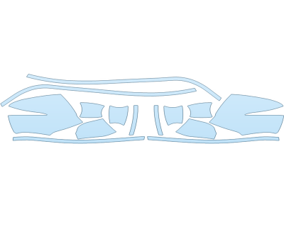 PAINT PROTECTION KIT - 2023 BUICK ENCLAVE PREMIUM MIRRORS DOOR CUPS DOOR EDGES - PRECUT PPF CLEAR BRA WRAP