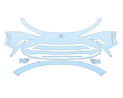 PAINT PROTECTION KIT - 2023 BUICK ENVISTA AVENIR BUMPER - PRECUT PPF CLEAR BRA WRAP