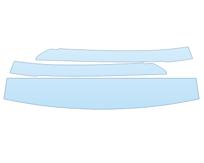 PAINT PROTECTION KIT - 2023 BUICK ENVISTA AVENIR ROOF PILLARS - PRECUT PPF CLEAR BRA WRAP