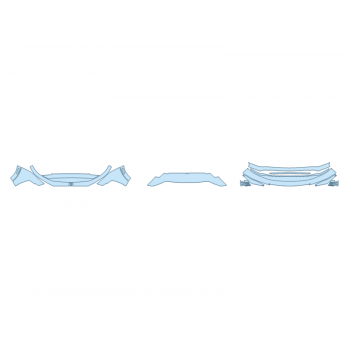 PAINT PROTECTION KIT - 2023 BUICK ENVISTA PREFERRED BUMPER (MULTI PIECE) - PRECUT PPF CLEAR BRA WRAP