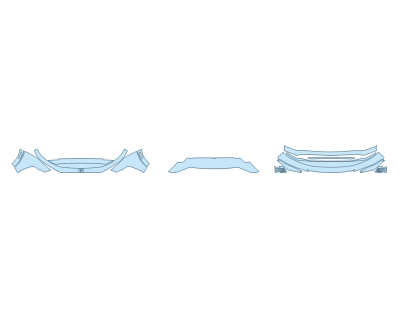 PAINT PROTECTION KIT - 2023 BUICK ENVISTA PREFERRED BUMPER (MULTI PIECE) - PRECUT PPF CLEAR BRA WRAP