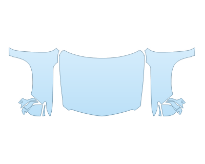 PAINT PROTECTION KIT - 2023 CADILLAC ESCALADE V SERIES FULL HOOD FENDERS MIRRORS - PRECUT PPF CLEAR BRA WRAP