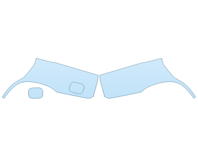 PAINT PROTECTION KIT - 2023 CADILLAC ESCALADE V SERIES REAR FULL FENDERS - PRECUT PPF CLEAR BRA WRAP