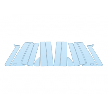 Precut PPF Kit – Clear Bra Paint Protection Film PAINT PROTECTION KIT - 2023 CADILLAC ESCALADE V SERIES B PILLARS - PRECUT PPF CLEAR BRA WRAP