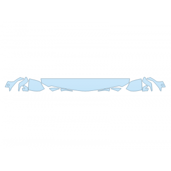 PAINT PROTECTION KIT - 2023 CADILLAC ESCALADE ESV LUXURY HOOD FENDERS MIRRORS 12 INCH (WRAPPED EDGES) - PRECUT PPF CLEAR BRA WRAP