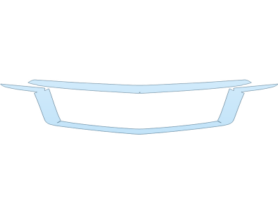 PAINT PROTECTION KIT - 2023 CADILLAC ESCALADE ESV LUXURY GRILL - PRECUT PPF CLEAR BRA WRAP