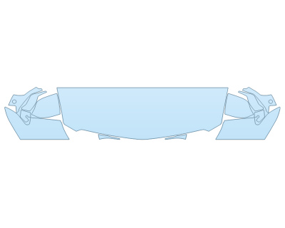 PAINT PROTECTION KIT - 2023 CADILLAC ESCALADE ESV PREMIUM LUXURY HOOD FENDERS MIRRORS 24 INCH (WRAPPED EDGES) - PRECUT PPF CLEAR BRA WRAP