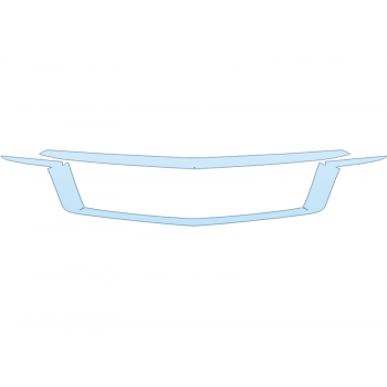 PAINT PROTECTION KIT - 2023 CADILLAC ESCALADE ESV PREMIUM LUXURY PLATINUM GRILL - PRECUT PPF CLEAR BRA WRAP