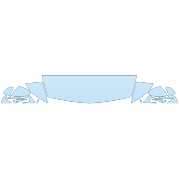 PAINT PROTECTION KIT - 2023 CADILLAC LYRIQ LUXURY HOOD FENDERS MIRRORS 18 INCH (WRAPPED EDGES) - PRECUT PPF CLEAR BRA WRAP