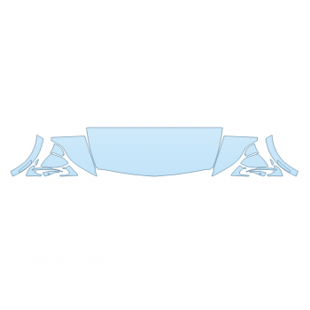 PAINT PROTECTION KIT - 2023 CADILLAC LYRIQ LUXURY HOOD FENDERS MIRRORS 24 INCH (WRAPPED EDGES) - PRECUT PPF CLEAR BRA WRAP