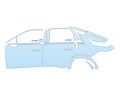 PAINT PROTECTION KIT - 2023 CADILLAC LYRIQ LUXURY DRIVER SIDE - PRECUT PPF CLEAR BRA WRAP