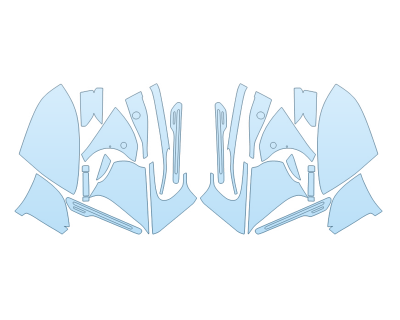 PAINT PROTECTION KIT - 2023 CADILLAC LYRIQ LUXURY MIRRORS DOOR CUPS - PRECUT PPF CLEAR BRA WRAP