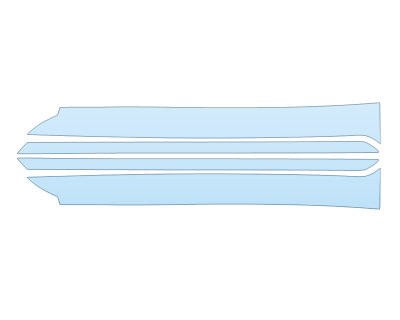 PAINT PROTECTION KIT - 2023 CADILLAC LYRIQ LUXURY A PILLARS - PRECUT PPF CLEAR BRA WRAP