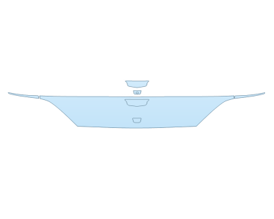 PAINT PROTECTION KIT - 2023 CADILLAC LYRIQ LUXURY GRILL - PRECUT PPF CLEAR BRA WRAP