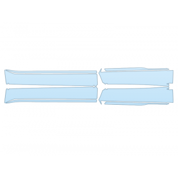 PAINT PROTECTION KIT - 2023 CADILLAC LYRIQ LUXURY ROCKERS - PRECUT PPF CLEAR BRA WRAP