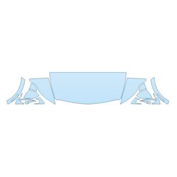 PAINT PROTECTION KIT - 2023 CADILLAC LYRIQ SPORT HOOD FENDERS MIRRORS 24 INCH (WRAPPED EDGES) - PRECUT PPF CLEAR BRA WRAP