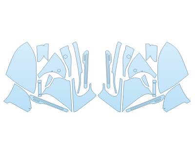 PAINT PROTECTION KIT - 2023 CADILLAC LYRIQ SPORT MIRRORS DOOR CUPS - PRECUT PPF CLEAR BRA WRAP