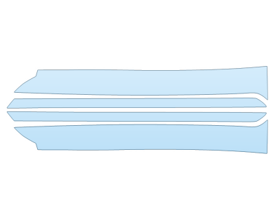 PAINT PROTECTION KIT - 2023 CADILLAC LYRIQ SPORT A PILLARS - PRECUT PPF CLEAR BRA WRAP