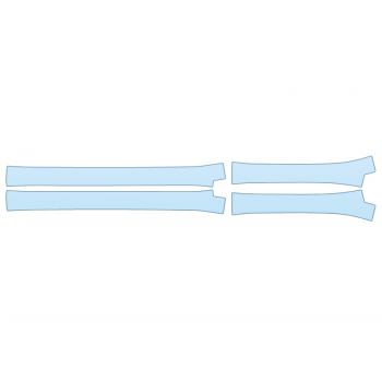 PAINT PROTECTION KIT - 2023 CADILLAC LYRIQ SPORT DOOR SILLS - PRECUT PPF CLEAR BRA WRAP