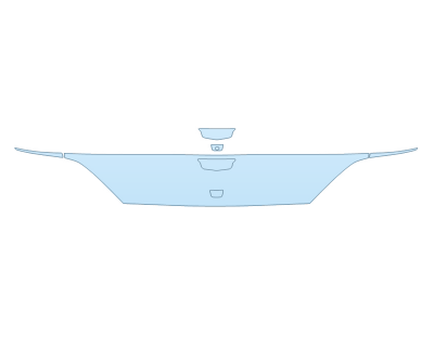 PAINT PROTECTION KIT - 2023 CADILLAC LYRIQ SPORT GRILL - PRECUT PPF CLEAR BRA WRAP