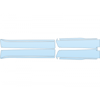 PAINT PROTECTION KIT - 2023 CADILLAC LYRIQ SPORT ROCKERS - PRECUT PPF CLEAR BRA WRAP