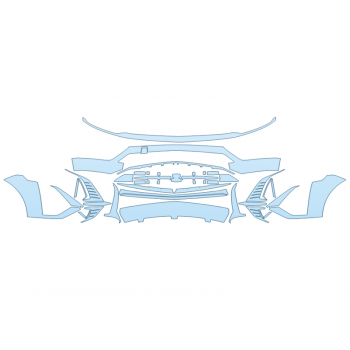 Precut PPF Kit – Clear Bra Paint Protection Film PAINT PROTECTION KIT - 2023 CADILLAC LYRIQ TECH BUMPER - PRECUT PPF CLEAR BRA WRAP