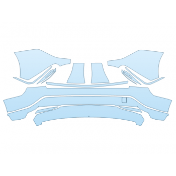 PAINT PROTECTION KIT - 2023 CADILLAC LYRIQ TECH REAR BUMPER - PRECUT PPF CLEAR BRA WRAP